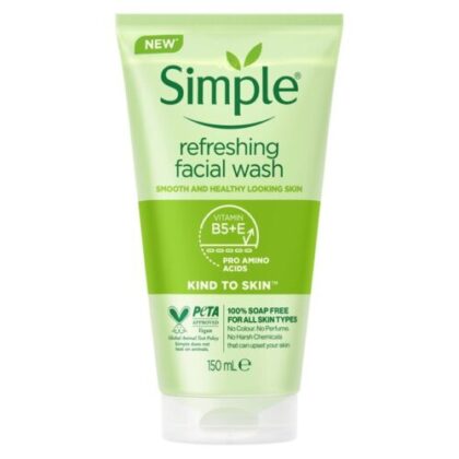 Simple Kind To Skin Refreshing Facial Gel Wash 5.1fl oz / 150ml