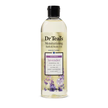 Dr Teal’s Soothe & Sleep Lavender Moisturizing Bath And Body Oil 8.8Oz