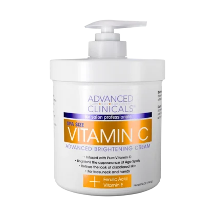 Advanced Clinicals Vitamin C Cream 16floz