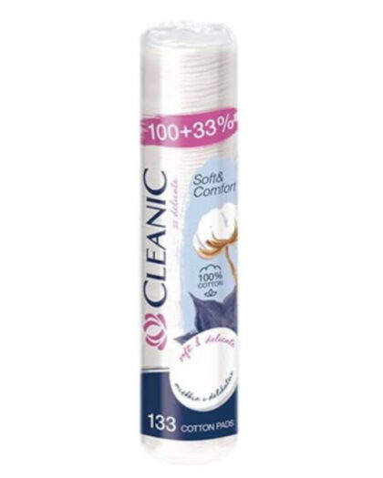 CLEANIC SOFT & COMFORT COTTON PADS 106 pcs