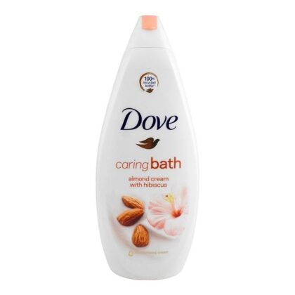 DOVE CARING BATH BODY WASH ALMOND CREAM WITH HIBISCUS (750ml)