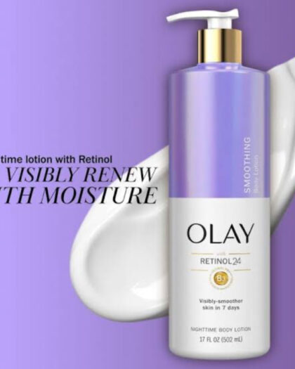 OLAY SMOOTHING HAND & BODY LOTION RETINOL + VITAMIN B3 BODY LOTION 502ml