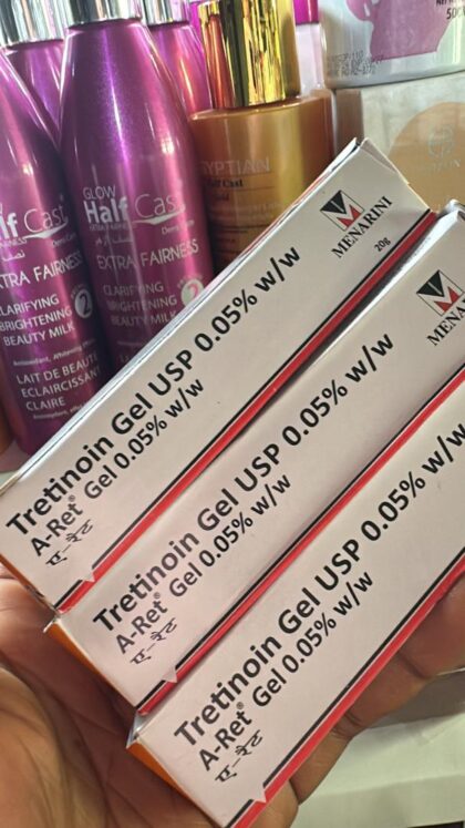 Tretinoin gel USP 0.05% A-Ret gel