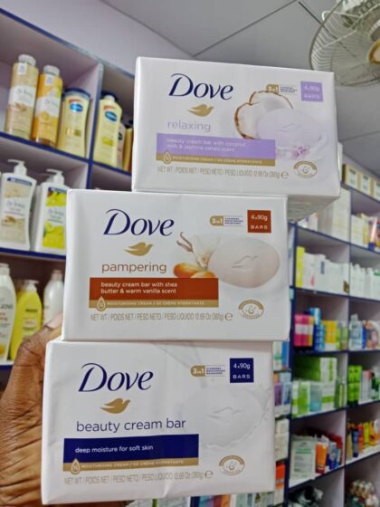 Dove pack of 4 bar soap