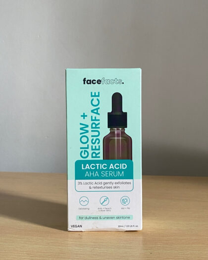 FACE FACTS GLOW + RESURFACE LACTIC ACID SERUM 30ml