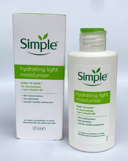Simple hydrating light moisturiser 125ml