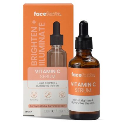 FACE FACTS BRIGHTEN+ ILLUMINATE VITAMIN C SERUM 50ml
