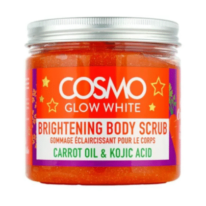 COSMO GLOW WHITE BRIGHTENING BODY SCRUB WITH CARROT OIL & KOJIC ACID