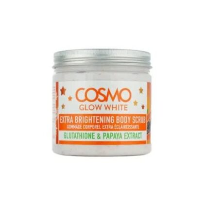 COSMO GLOW WHITE EXTRA BRIGHTENING BODY SCRUB WITH GLUTATHIONE & PAPAPYA EXTRACT